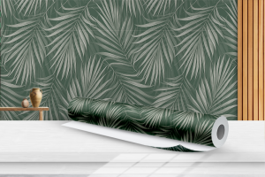 Papel de parede FLORAL 22 Vinil 010  4x0 Fosco Rolo de adesivo de 51cm Manual de instalação