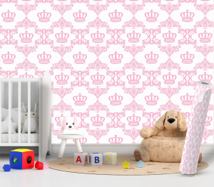 Papel de parede INFANTIL 11 Vinil 010  4x0 Fosco Rolo de adesivo de 51cm Manual de instalação