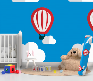 Papel de parede INFANTIL 23 Vinil 010  4x0 Fosco Rolo de adesivo de 51cm Manual de instalação